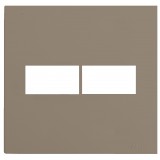 Placa 2 Módulos Separados com Suporte 4x4 - RECTA FENDI SATIN